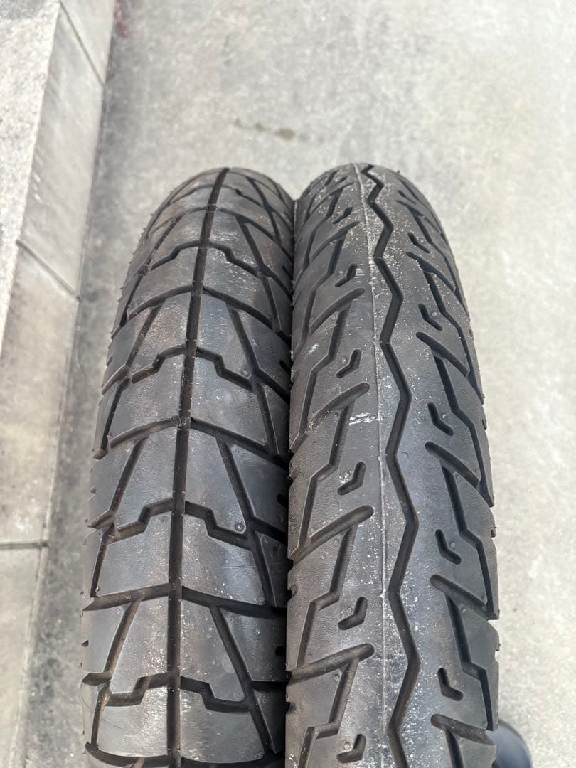 cb250t cb400t キャストホイール　タイヤ　セット　ブラックホイール