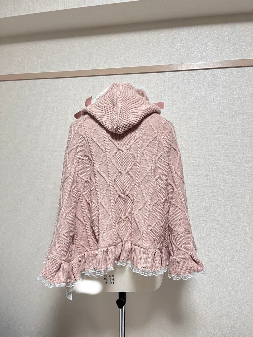アンクルージュ　ポンチョ　ピンク　M