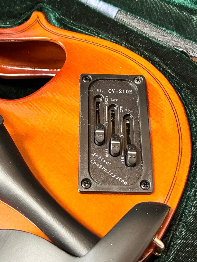 【美品】hallstatt ハルシュタット エレキバイオリン CV-210E