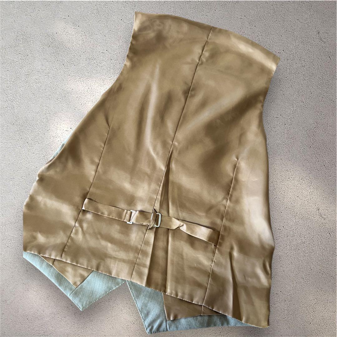 【美品】パーソンズ　フォーメン　スリーピース　スーツ　ブラウン　無地　背抜き