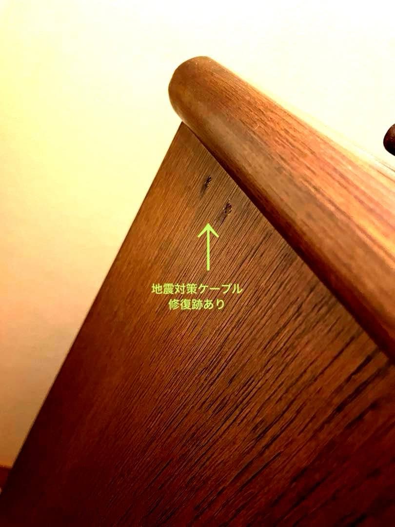 木製ダークブラウンドレッサー・鏡台・アンティーク家具・ドレッサー・鏡・家具・収納