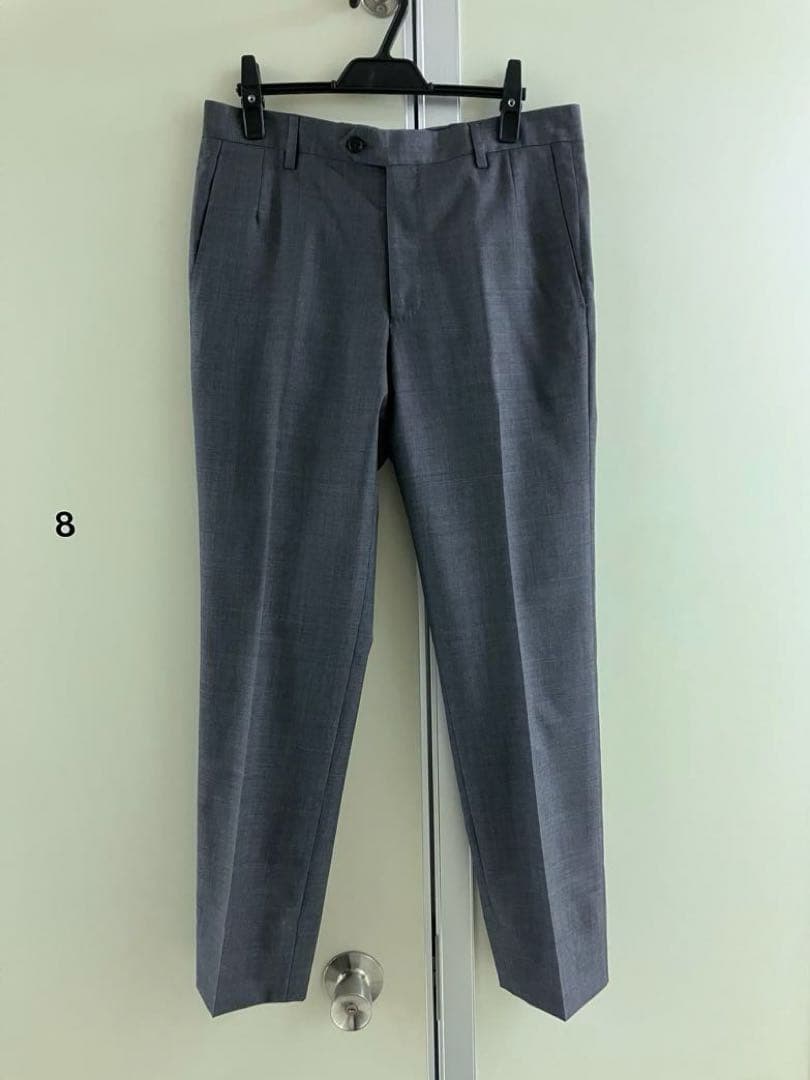 【GIEVES&HAWKES】 GREY WOOL シャークスキン スーツ