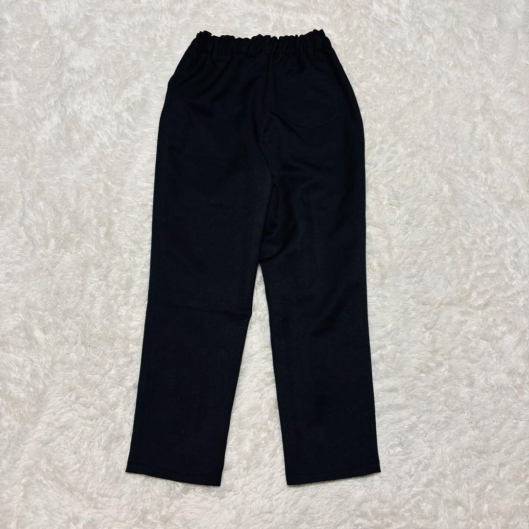 美品 エルアンノワール フォーマルスーツ パンツスーツ ダブル 卒服 150