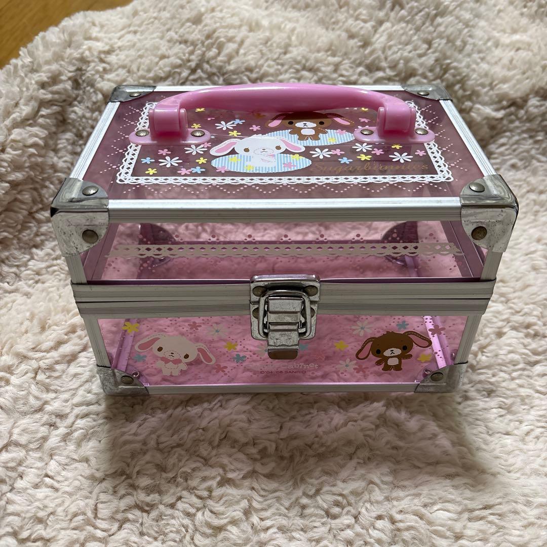 【当時物シュガーバニーズ バニティケース サンリオ正規品平成レトロコスメボックス