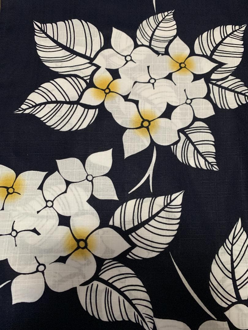 1枚目 画像 の帯と帯締め付き◆大人ゆかた◆品ある紫陽花（あじさい）紺浴衣◆