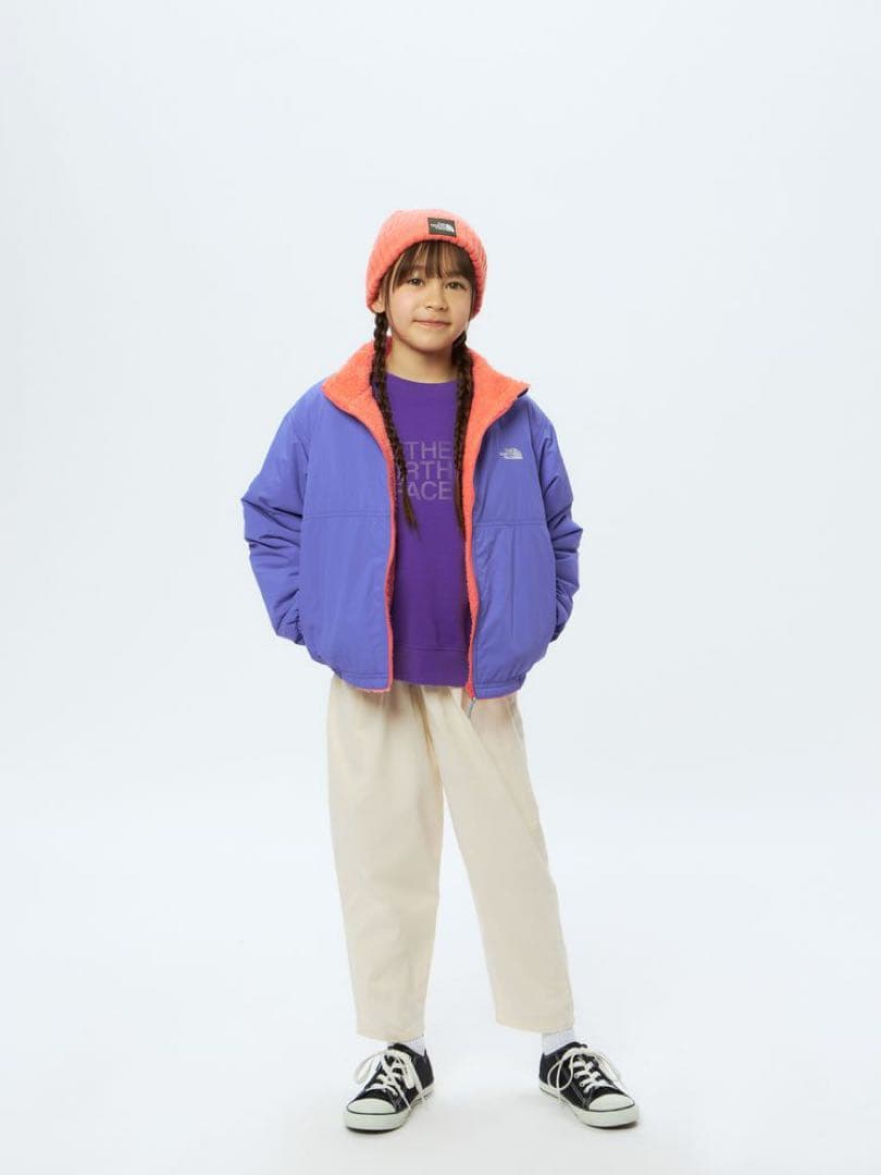 リバーシブルコージージャケット（キッズ）130サイズNYJ82532