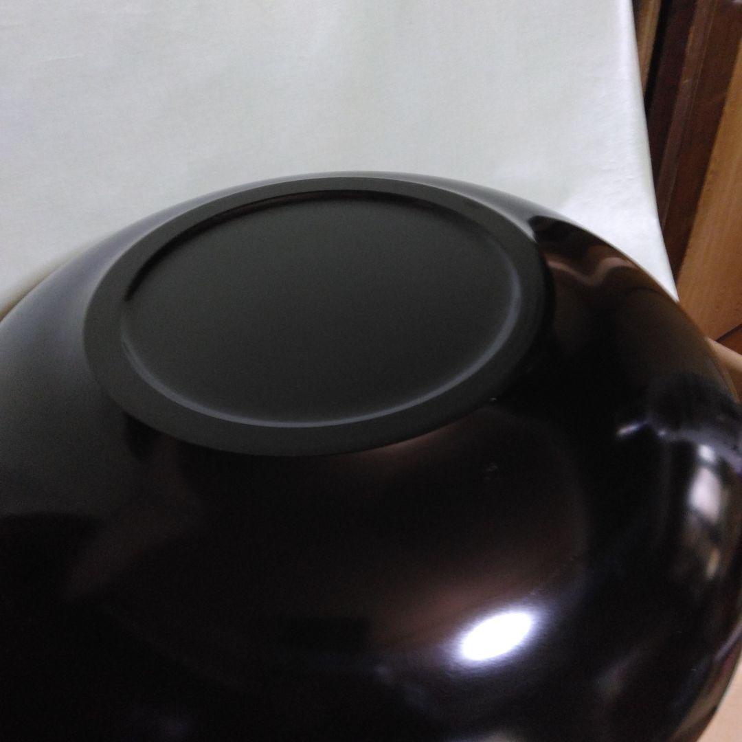 尺8寸そば打ちこね鉢　天黒内朱