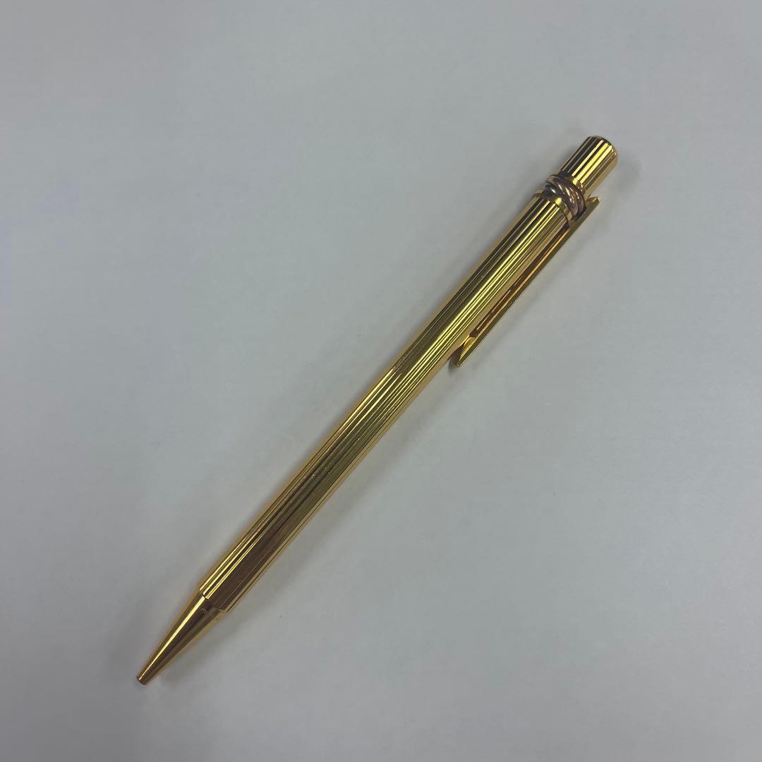 【箱・保証書付き】カルティエ Cartier ボールペン ゴールド インク切れ
