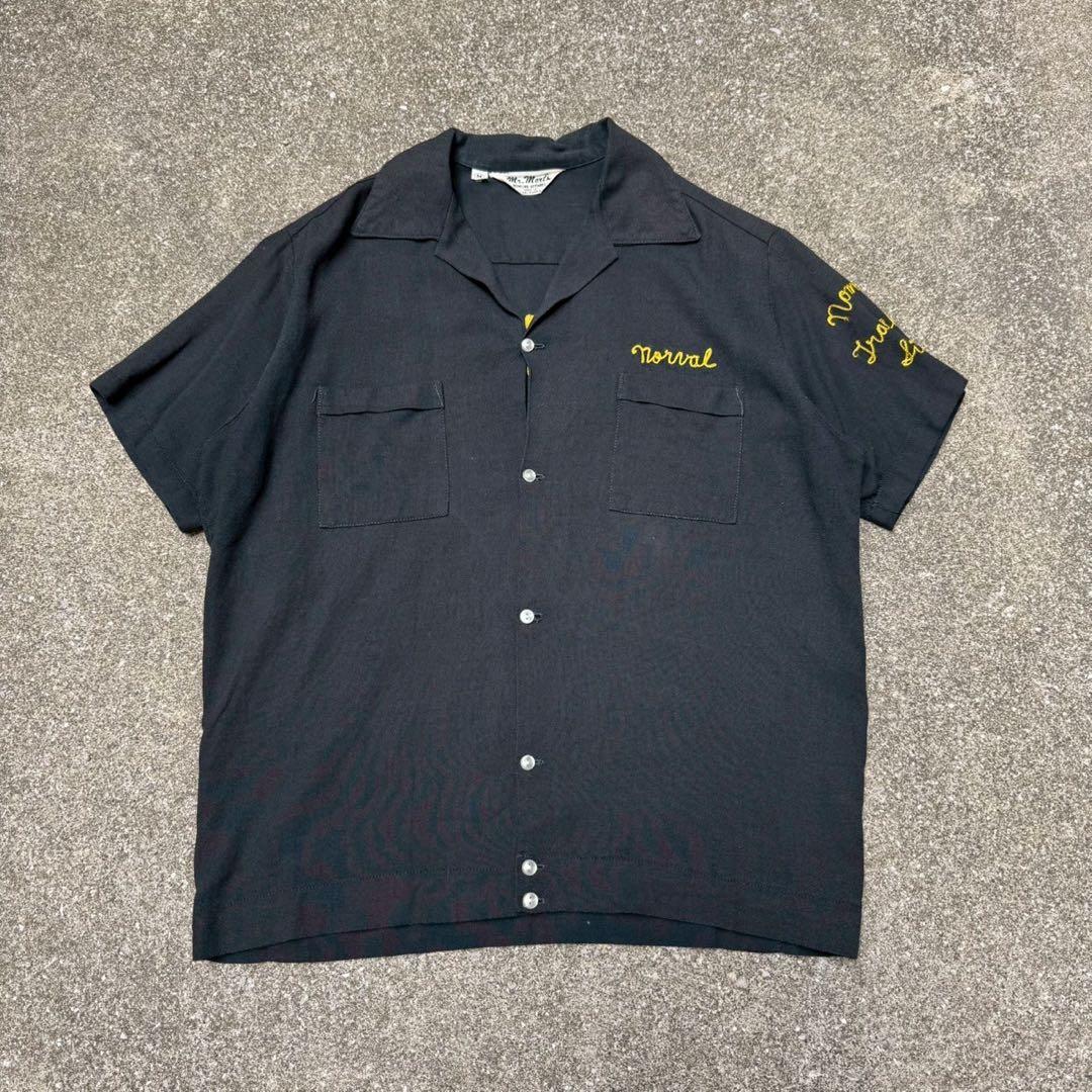 希少 60s Mr. Mort's ボウリングシャツ レーヨンシャツ チェーン