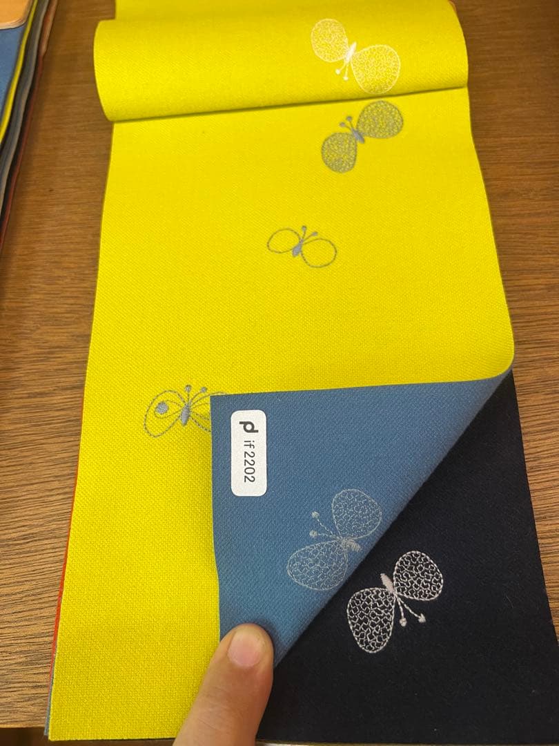 ミナペルホネン ハンドメイド オーク スツール タンバリン 生地 チェア ベンチ