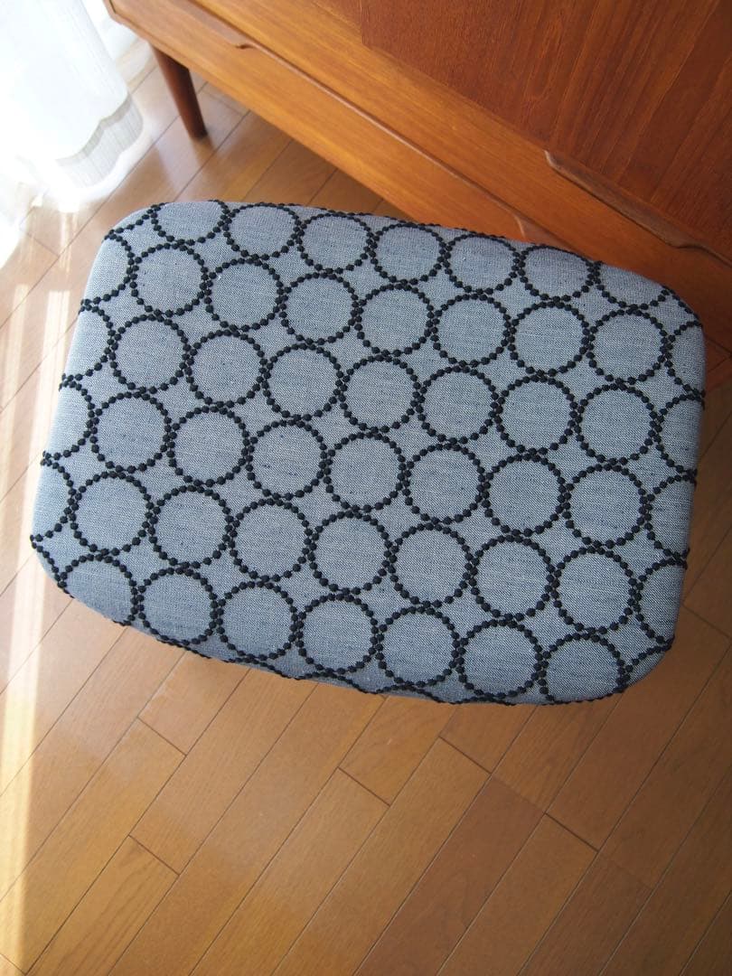 ミナペルホネン ハンドメイド オーク スツール タンバリン 生地 チェア ベンチ