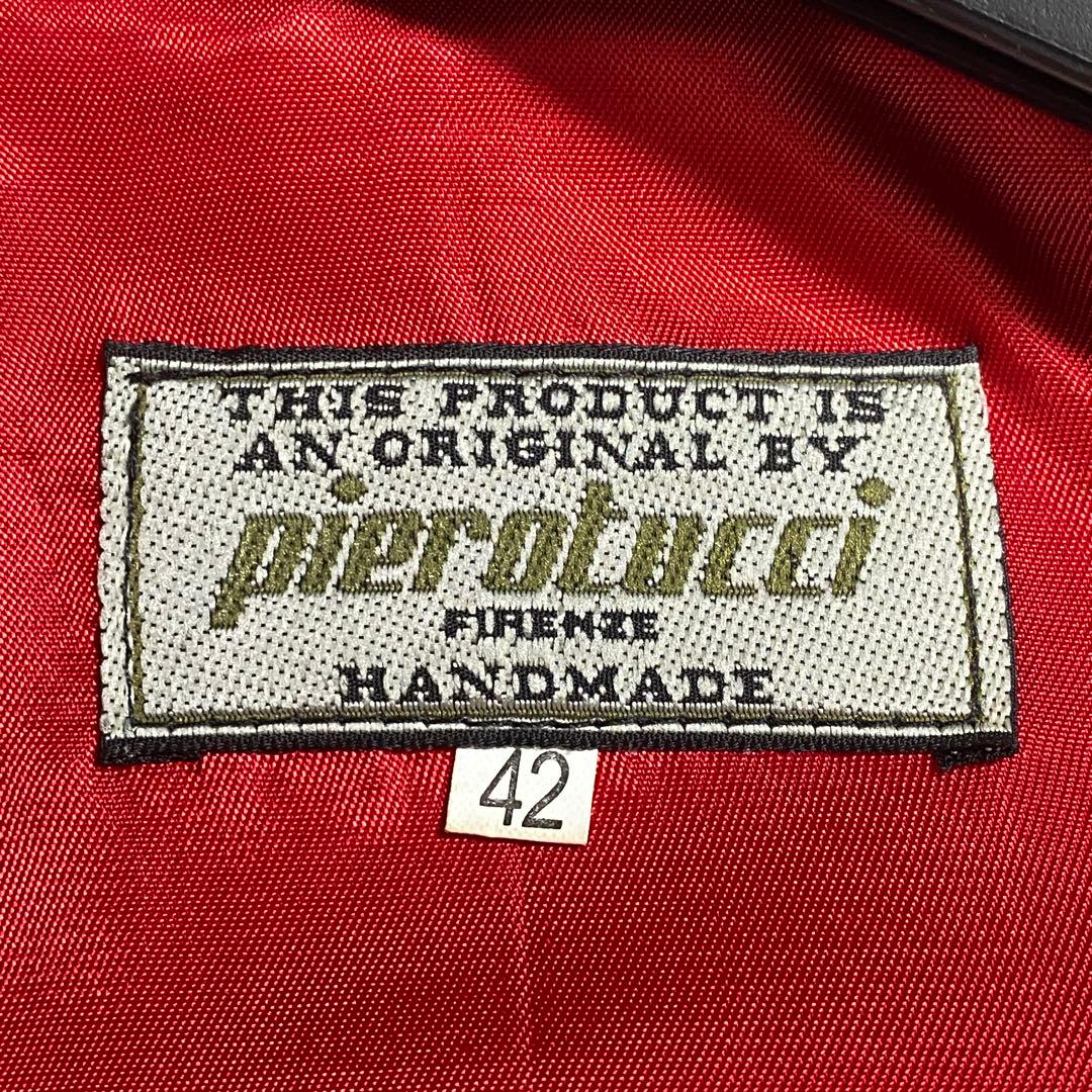 未使用級♡PIEROTUCCI 羊革レザージャケット イタリア製 定価10万円