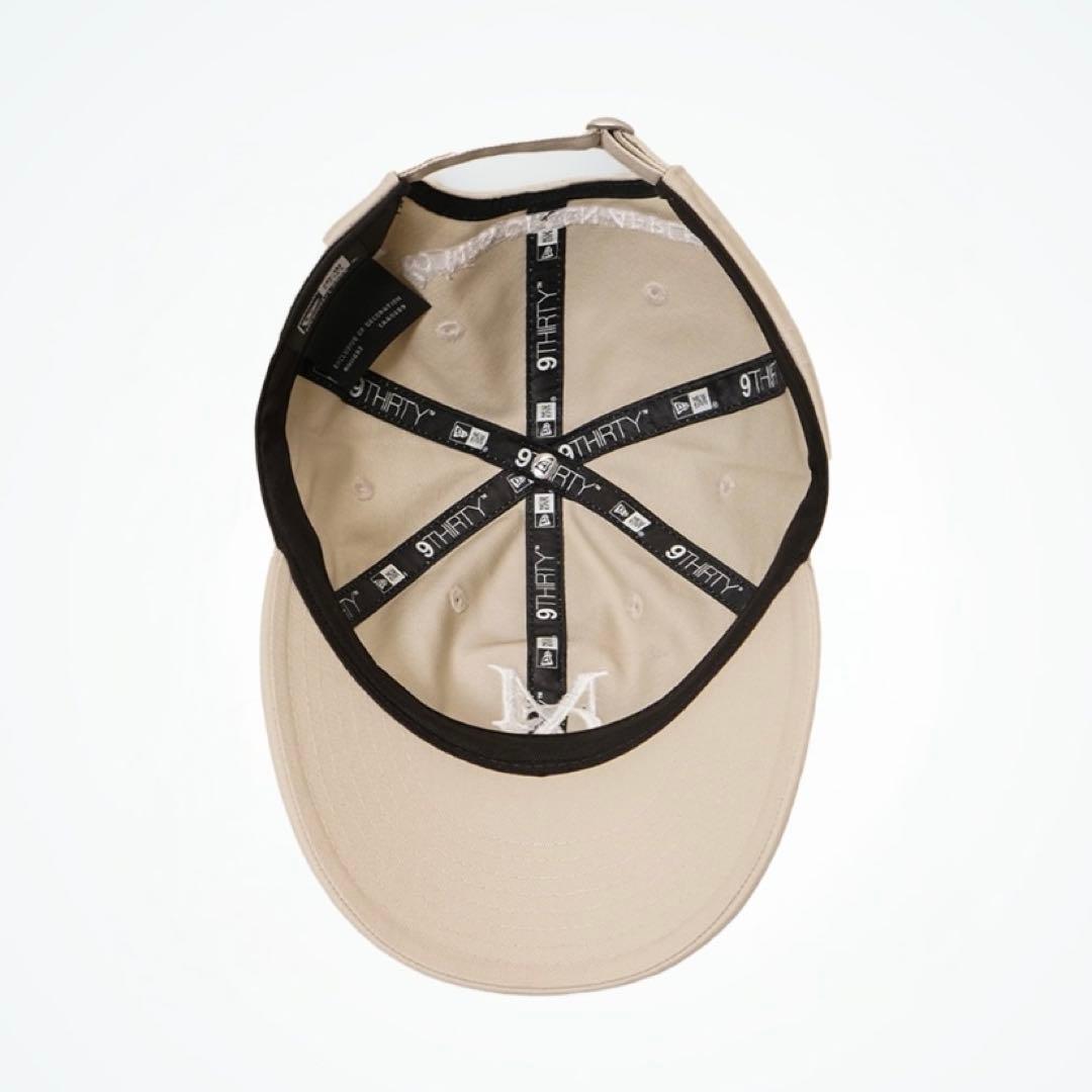限定 SNKRDUNK別注 Mrs.GREENAPPLE NEWERA ベージュ