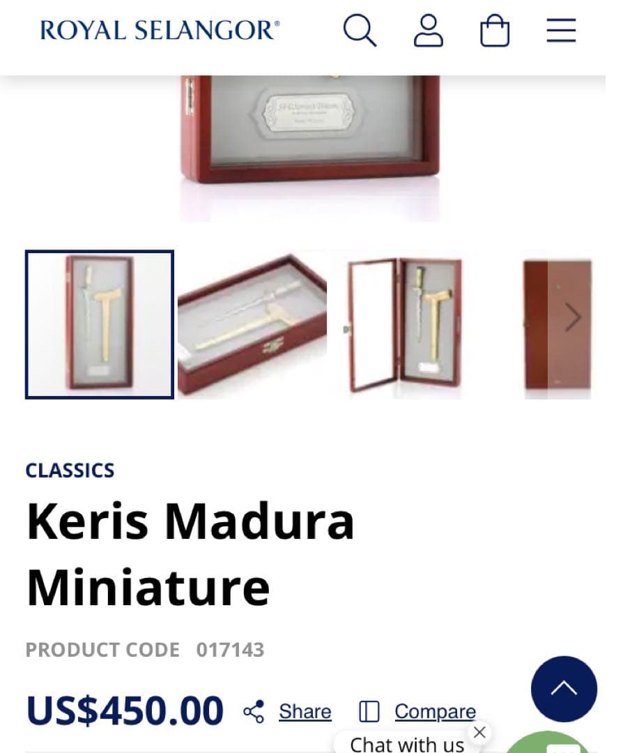 アンティーク雑貨 The Keris Collection Selangor Pewter x 4