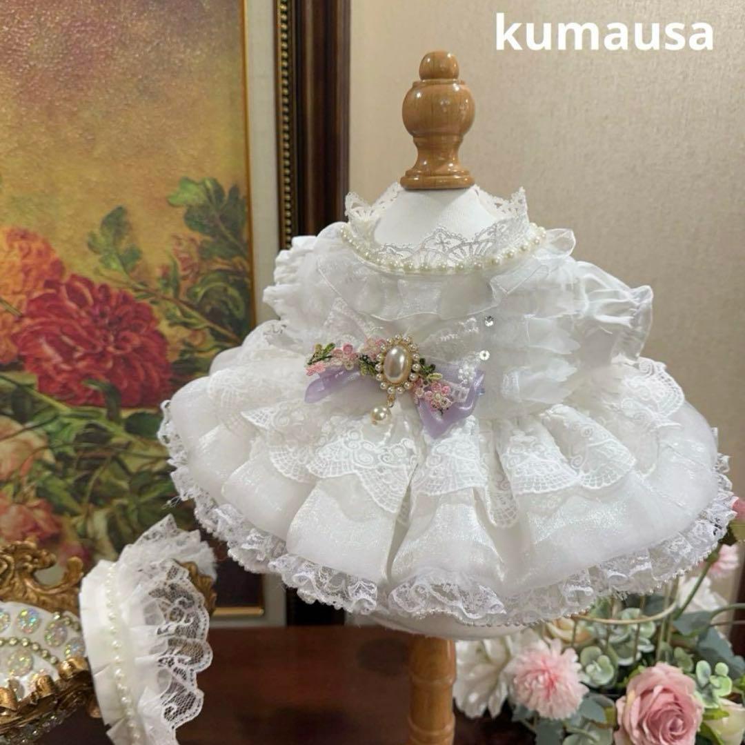 20cm人型ぬいぐるみ着せ替えワンピース 2着