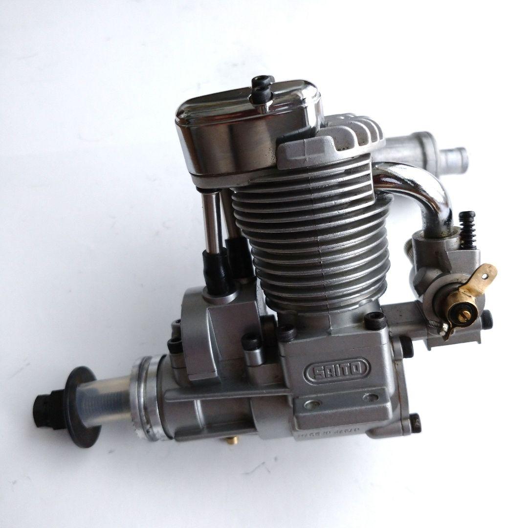 ラジコン飛行機 エンジン SAITO FA-56 4ストローク マフラー付き