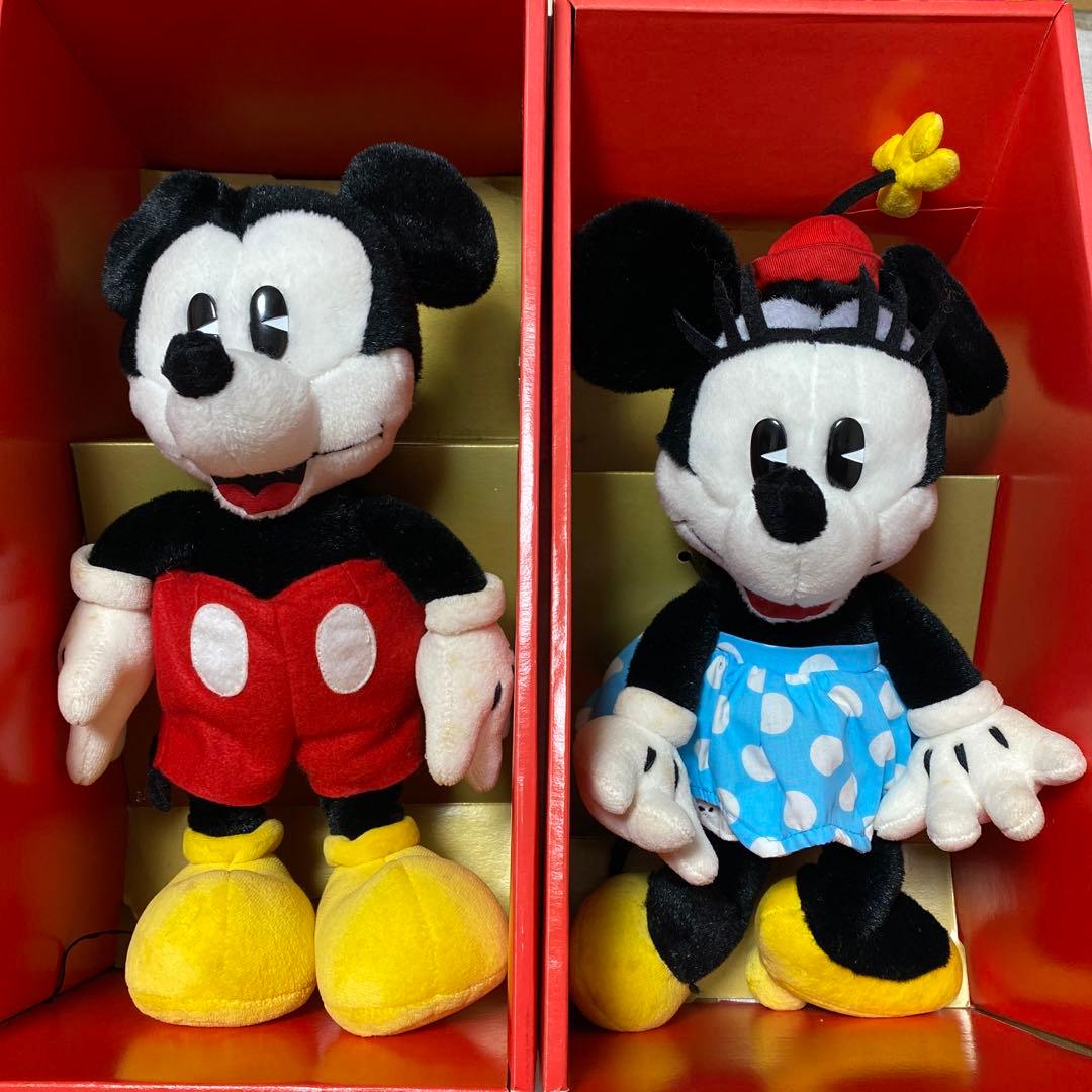 ヴィンテージ　ミッキーミニー　GUND ぬいぐるみ 箱入 ビッグサイズ