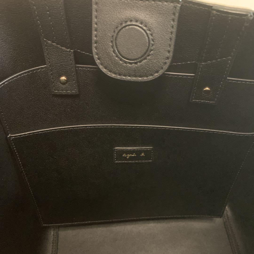 アニエスベー　ベージュ トート型ショルダーバッグ