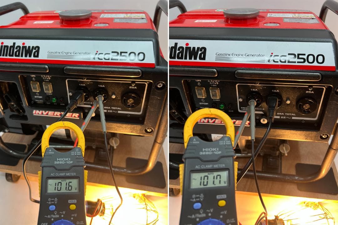 SHINDAIWA インバーター発電機 iEG2500 【動作良好・保証付】S1