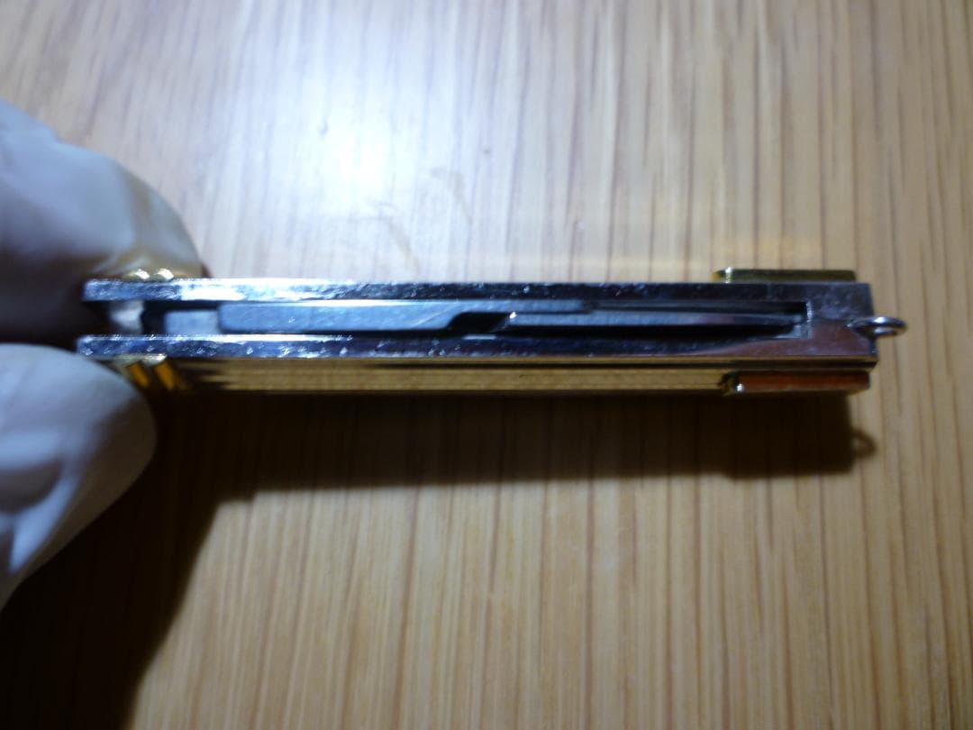 カルティエ　トリニティ　 マルチツール　ナイフ　シルバーXゴールドCartier