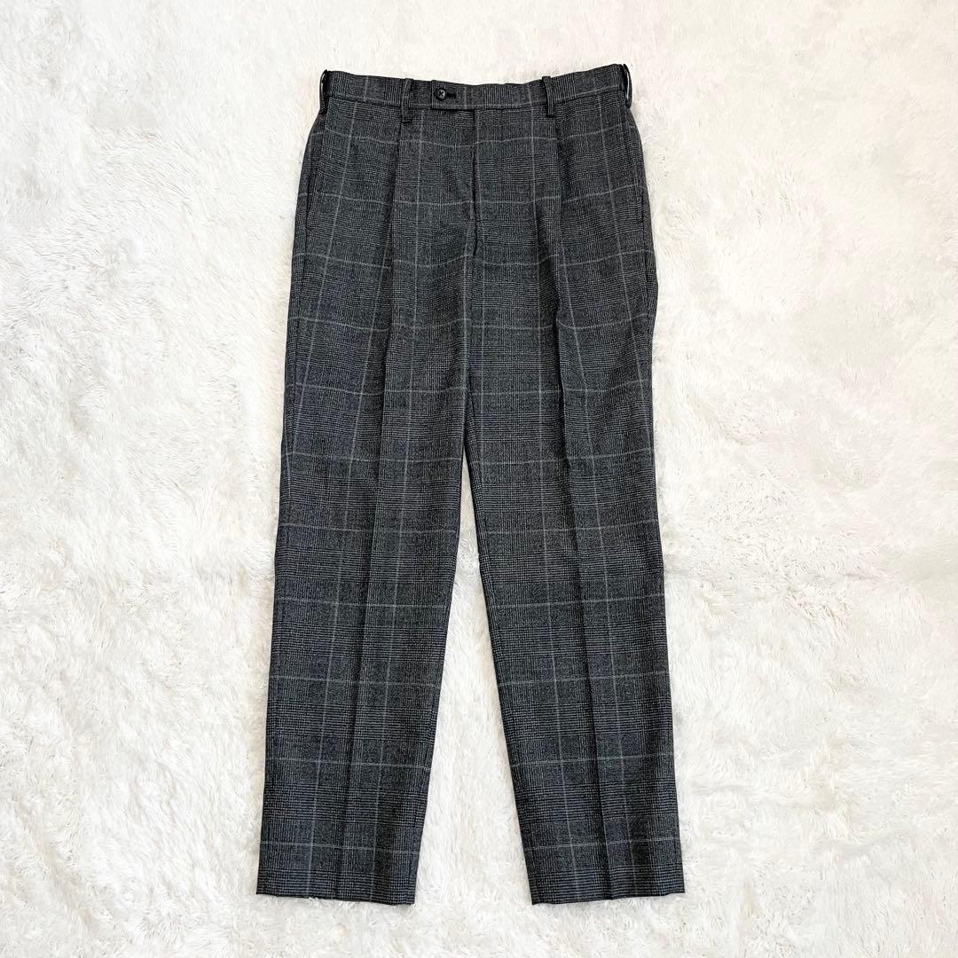 【極美品】P.S.FA スリーピース スーツ セットアップ グレンチェック S