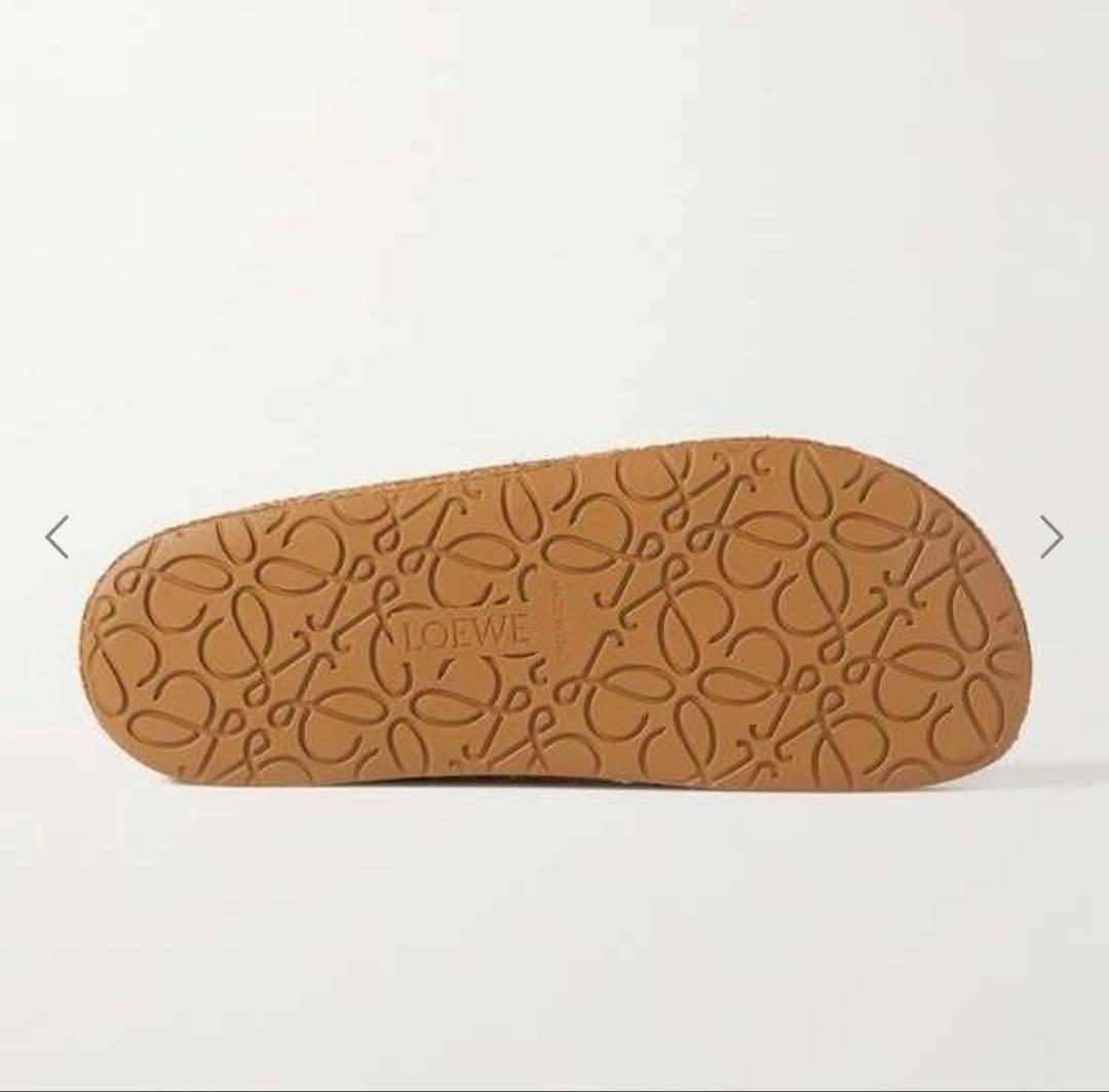 【美品】LOEWE ブラッシュスエードサンダル 41