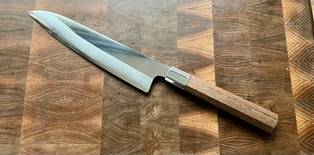 黒鳥鍛造　銀三　磨き　牛刀　210mm 包丁　洋包丁　ステンレス　土佐打刃物