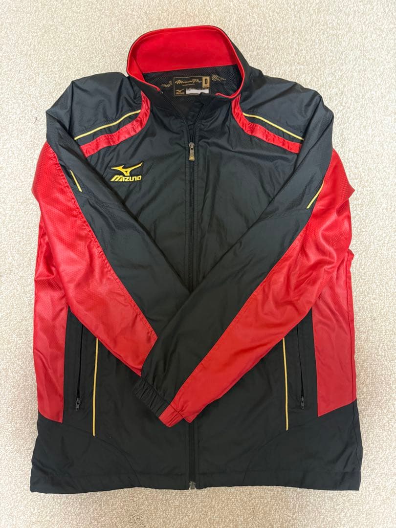 【美品】ミズノプロ セットアップ ウィンドブレーカー　上下 O XL 防寒着