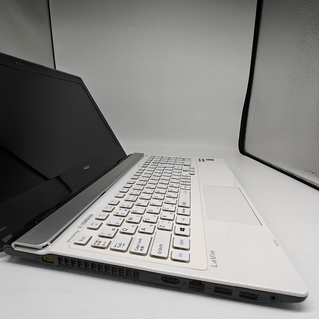 【LAVIE】NEC 爆速i7 SSD256GB 8GB ホワイト ノートPC
