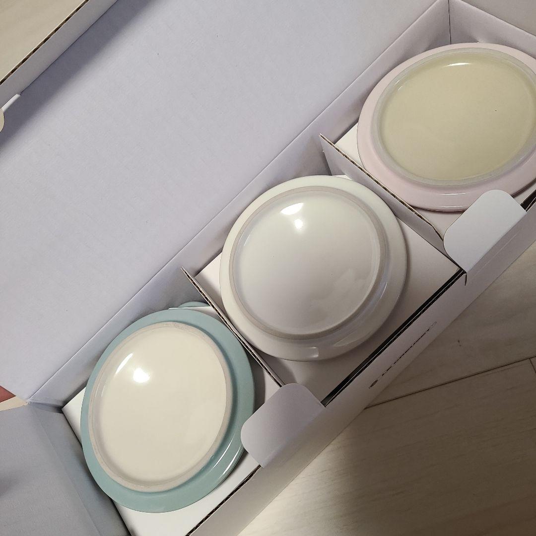 値下げLE CREUSET ルクルーゼサンフラワーレリーフミニココット3個セット