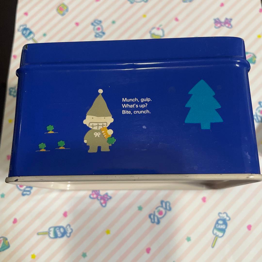 昭和サンリオ　セブンシリードワーフ　缶小物入れ。