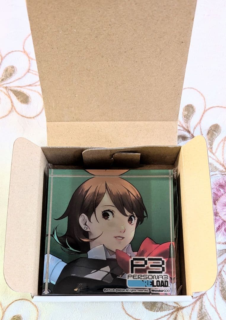 新品 ペルソナ3 リロード アクリルブロック 岳羽ゆかり WonderGOO特典