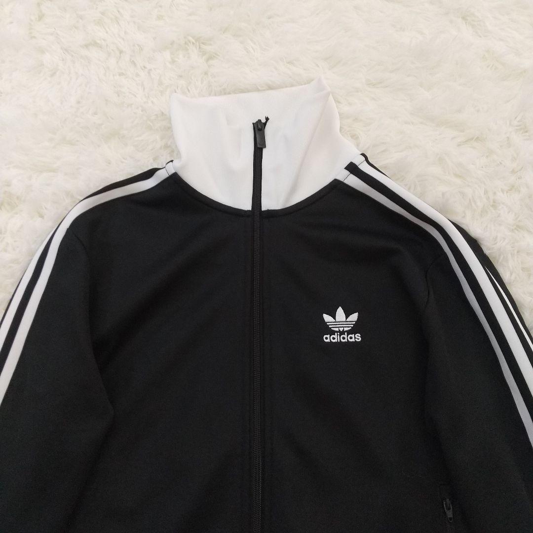 極美品✨️adidasジャージ ベッケンバウアー ブラック ホワイト 黒 白 S