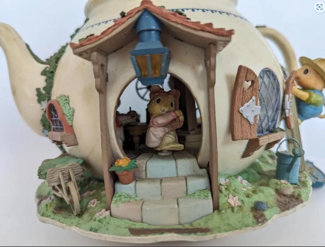 ENESCO エネスコ オルゴール Teapot ティーポット バンガロー