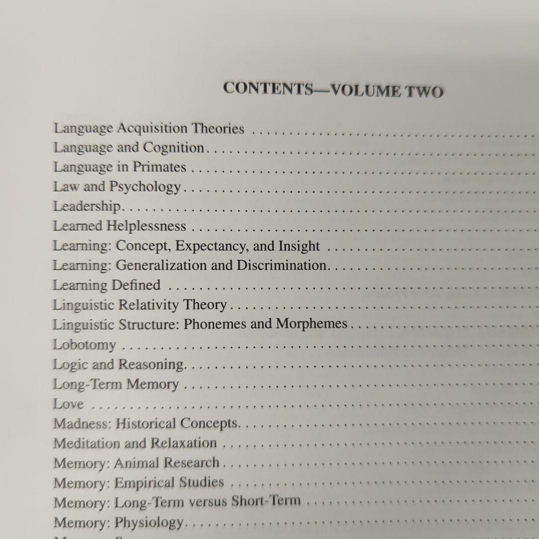洋書 International Encyclopedia of Psychology