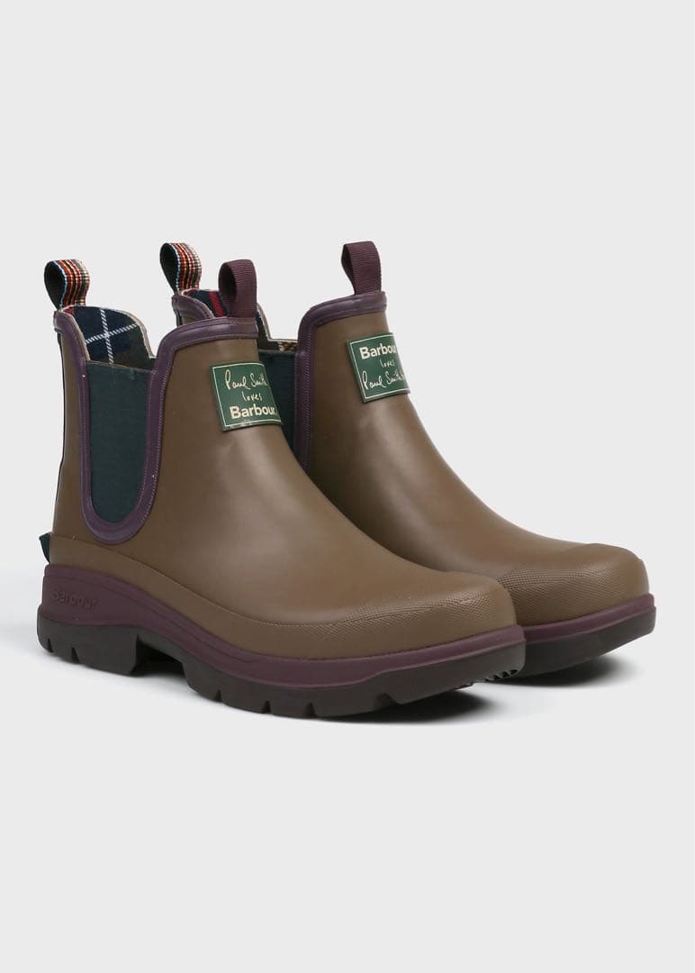 【Paul Smith×Barbour】サイドゴアレインブーツ【新品未使用品】
