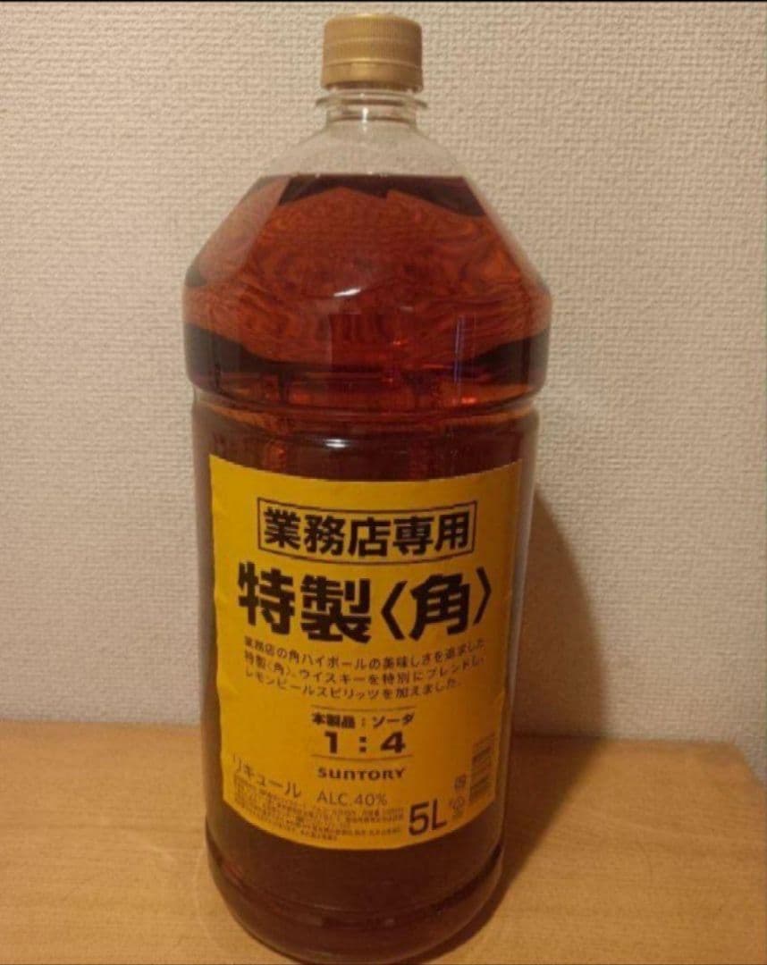 8/19限定値⭐️早い者勝ち⭐️SUNTORY 特製ウイスキー角 5L 業務用