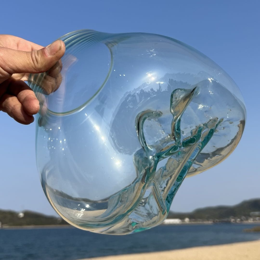 流木ガラスオブジェ大D 花瓶 金魚鉢 ガーデニング フラワーポット 水槽 アート