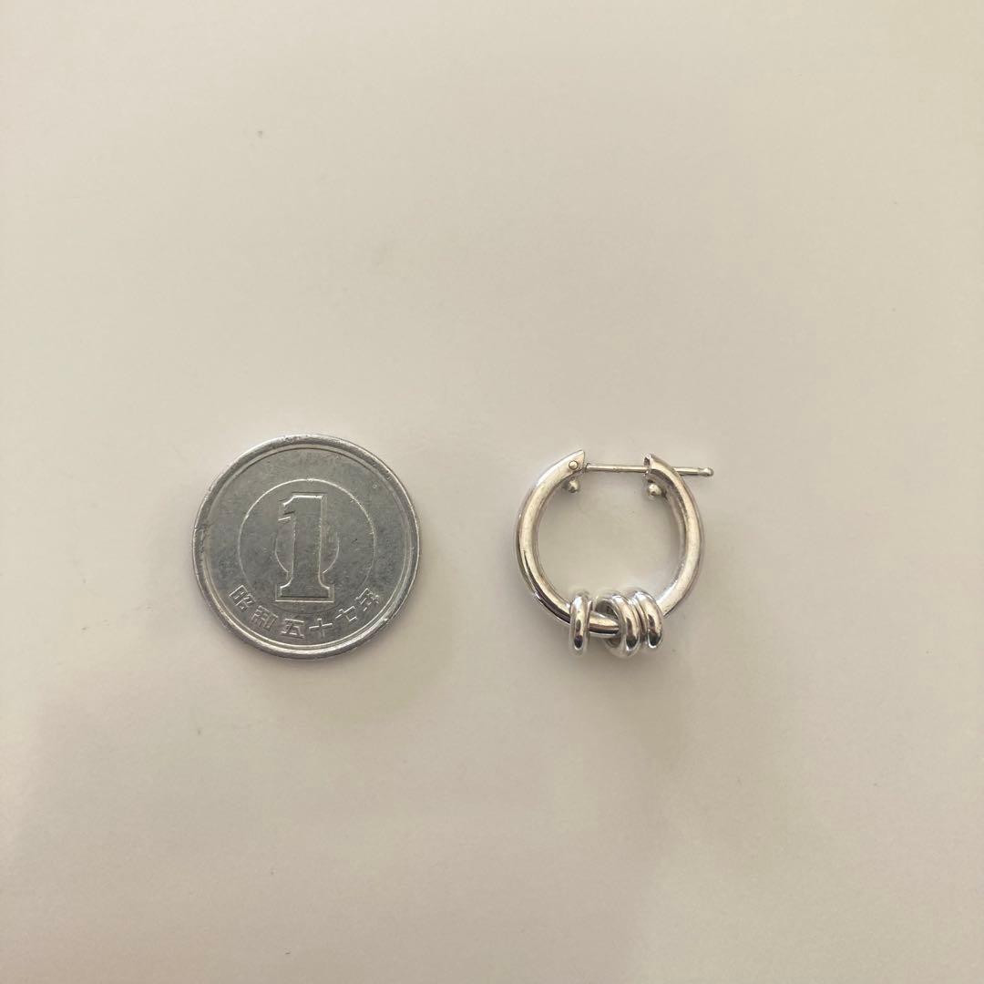 お客片耳ノーブランド　シルバー925 16mm ヤマト着用　登坂着