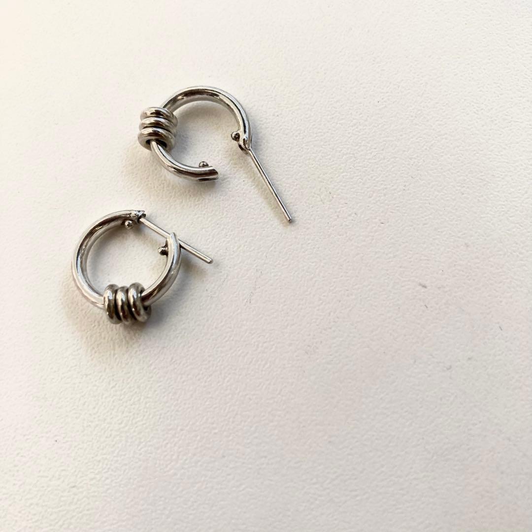 お客片耳ノーブランド　シルバー925 16mm ヤマト着用　登坂着