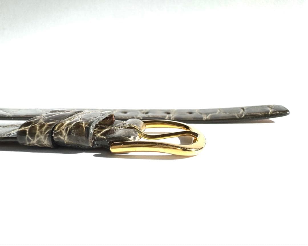 時計 18mm Real CROCODILE Watch Straps Vintage