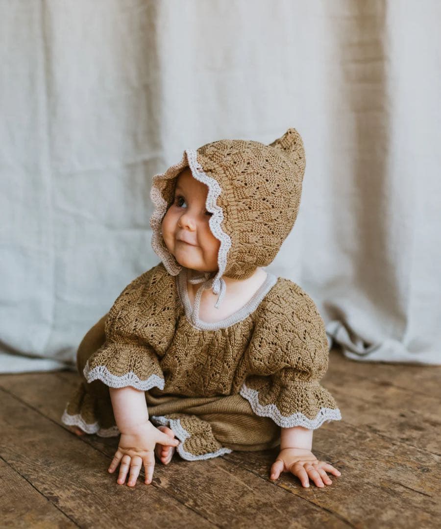 ロンパース・カバーオール MABLI AWENA ROMPER 2y OATMILK