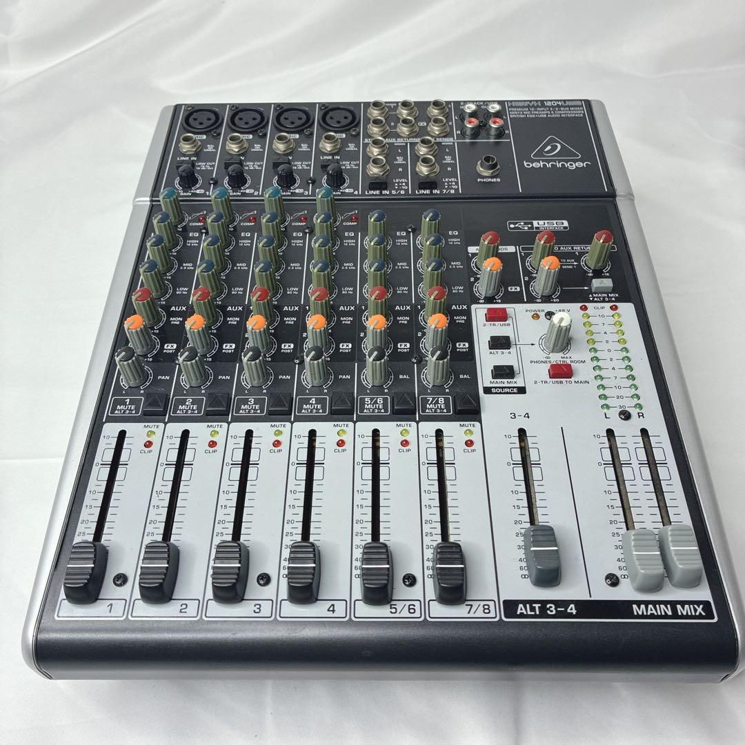 【作動確認済】behringer XENYX 1204USB アナログミキサー