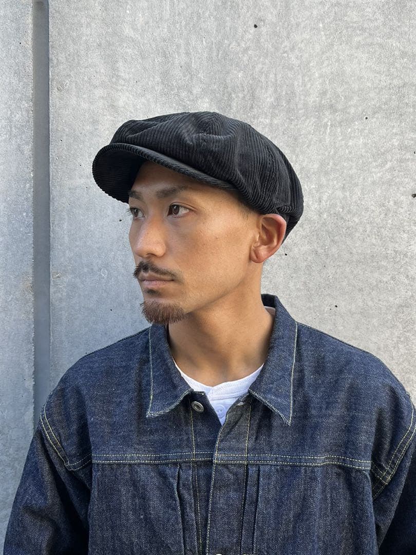 SD コーデュロイニュースボーイキャップ