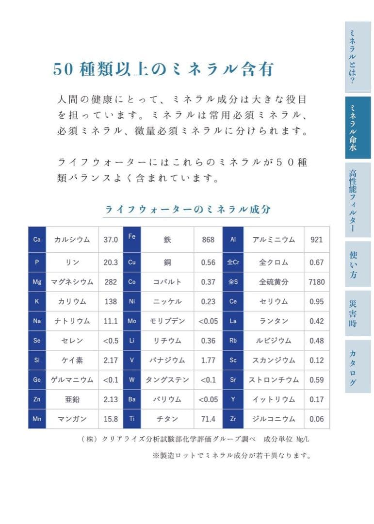 新品・災害時の備蓄水に。安全な飲用水を作る浄水サーバー　PFOS・PFOA除去