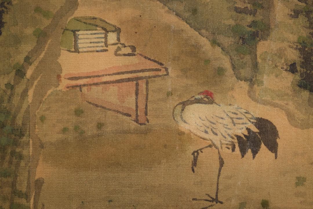 正澄/青緑山水図/掛軸☆宝船☆Z-160