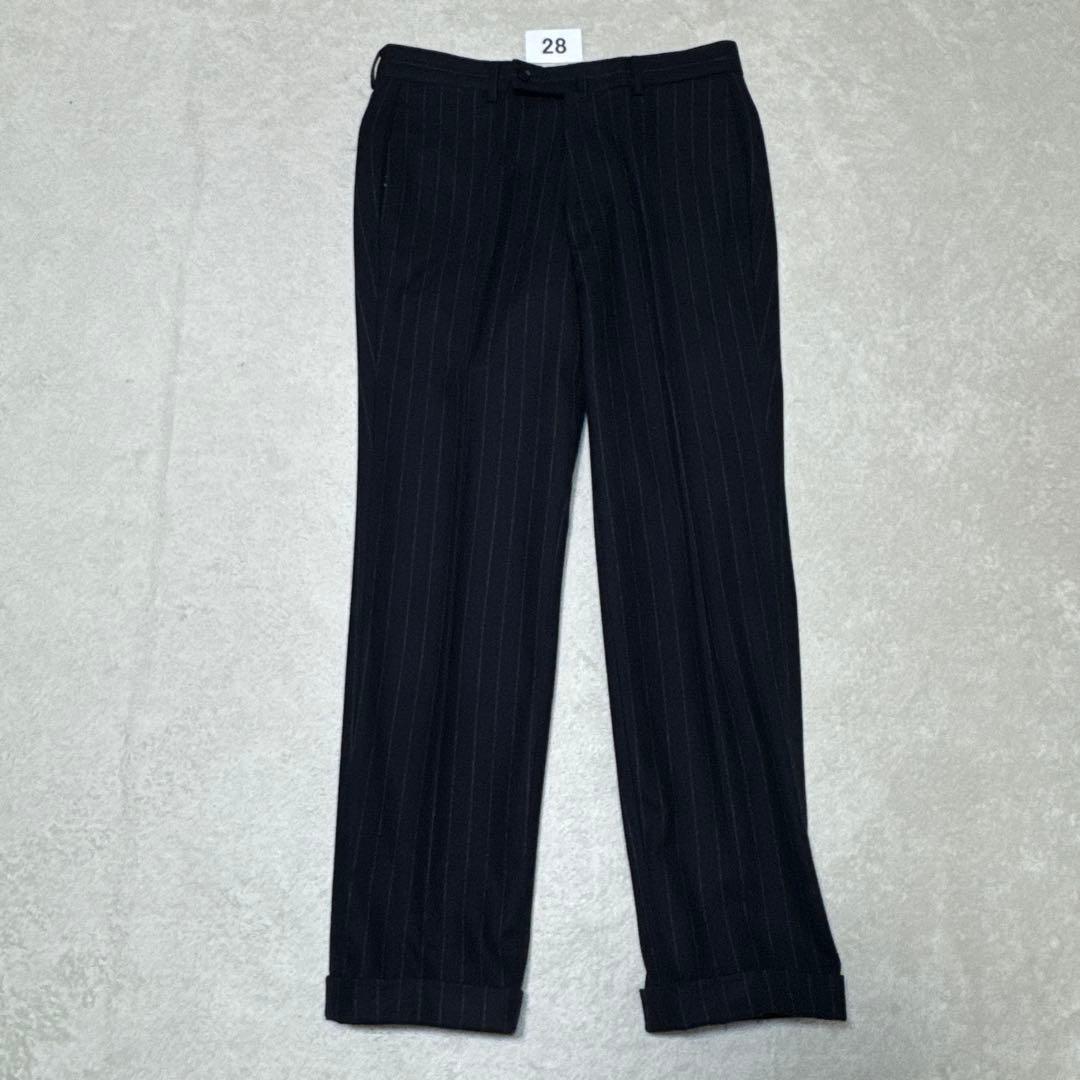 28 トゥモローランド　カノニコ　スーツ　ストライプ　44 厚手