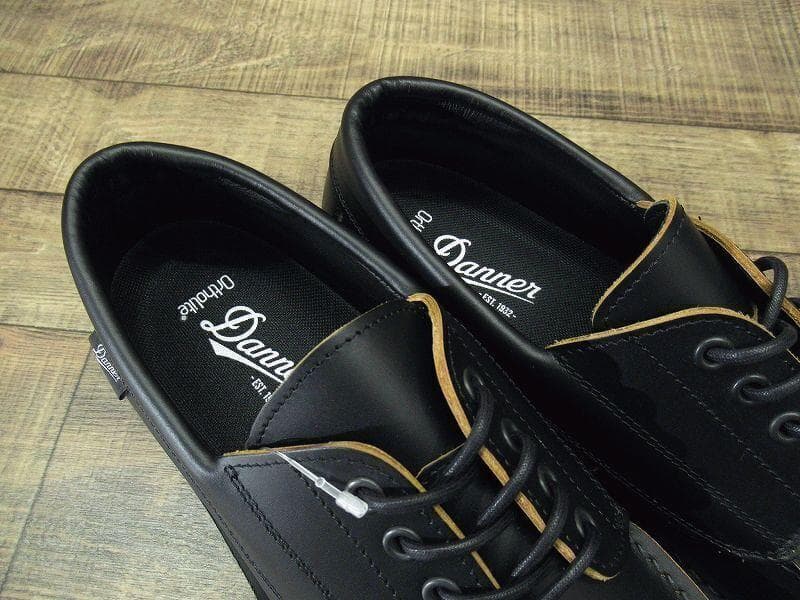新品 ダナー ブローガン 茶芯 モカシン レザー シューズ 黒 25.5 ③
