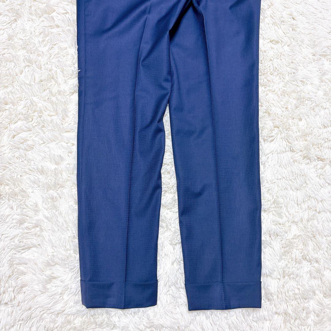 美品 GINZA Global Style COMFORT 3ピース スーツ 紺