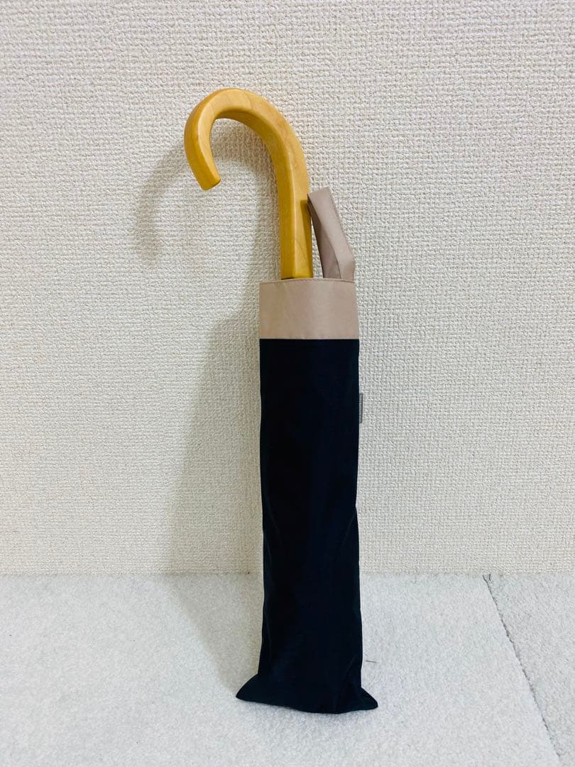 【美品】SUN BARRIER100 2段折 折りたたみ日傘 コンビ